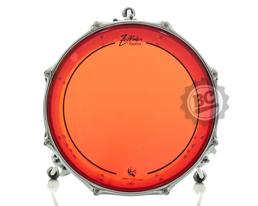 Pele Zellmer Signature Alexandre Fininho Red Clear 14" filme duplo vermelha com espessura clássica (1746)