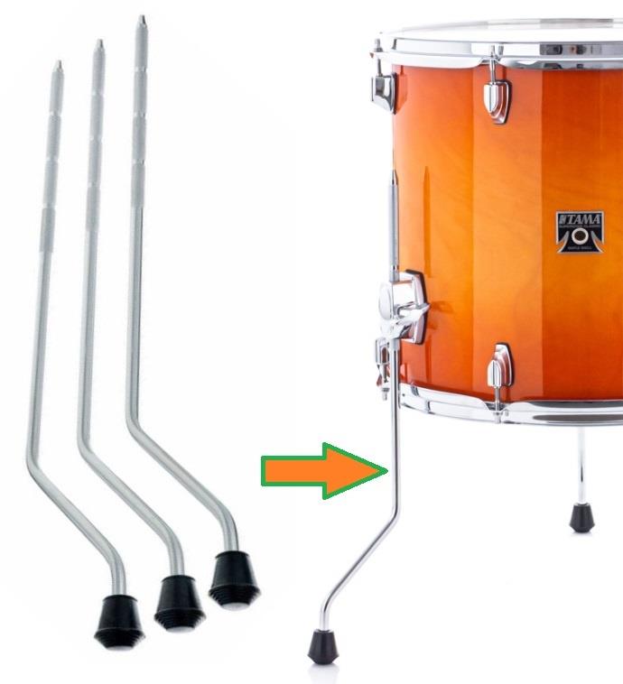 Pés de Surdo Tama Superstar 6573C Kit com 3 unidades compatível com diversas marcas (035172)