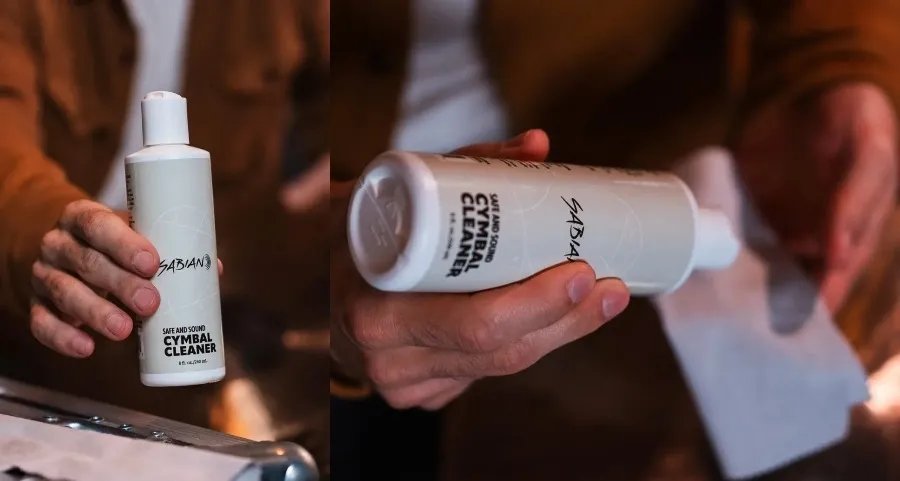 Polidor de Pratos Sabian SSSC1 Safe and Sound Cymbal Cleaner para todas as marcas de pratos