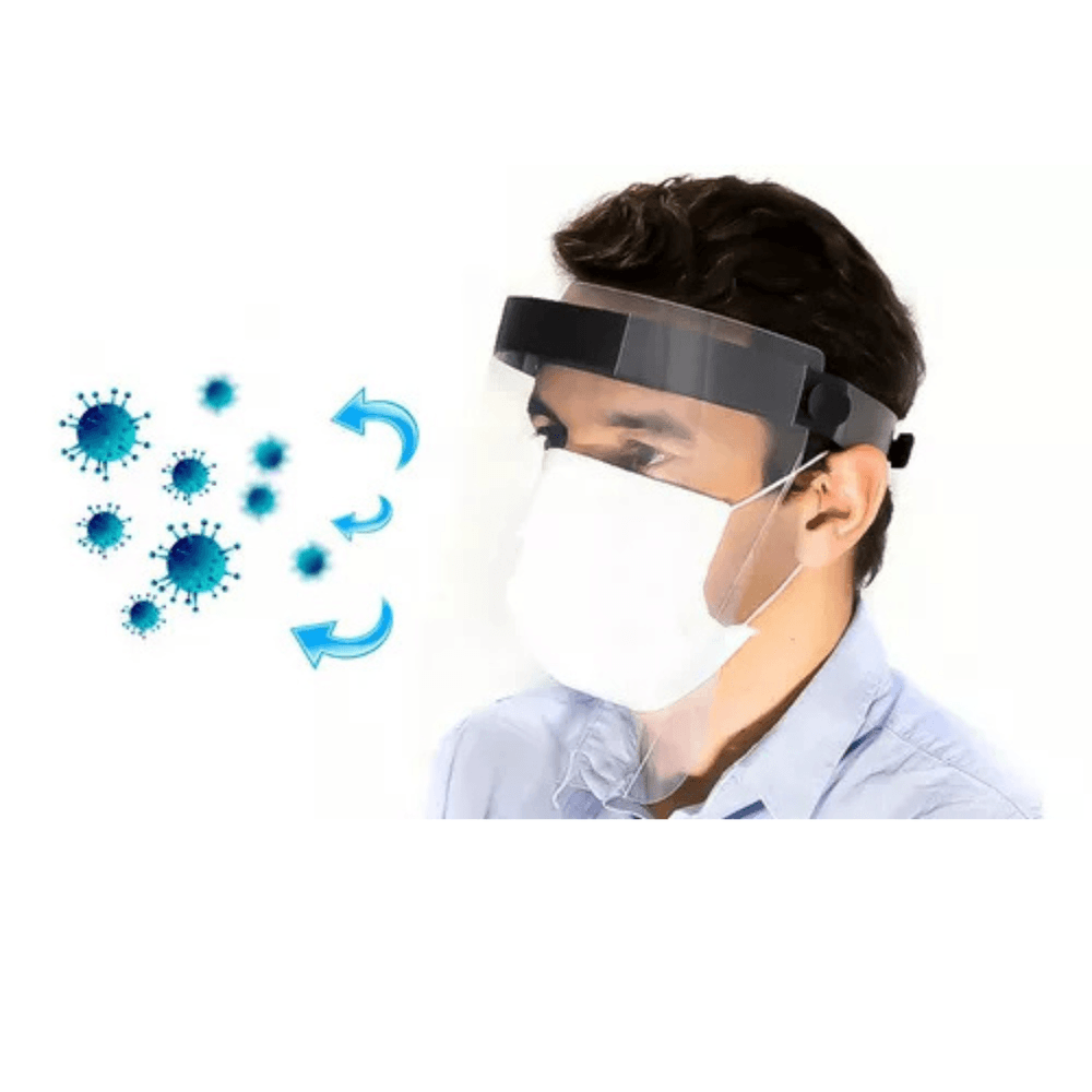 Protetor Facial Máscara Viseira Anti Respingos Face Shield