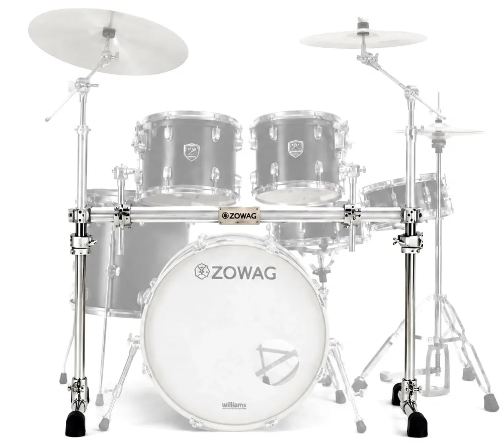Rack Zowag Z-Rack Frontal 2 clamps com 2 adaptadores frontais para extensor e altíssimo padrão