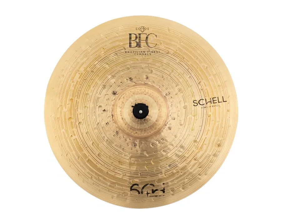 Ride BFC Brazilian Finest Cymbals Schell Versatone 20" SCVR20 Bronze B10 Plus Hand Hammered (Made in Brazil)