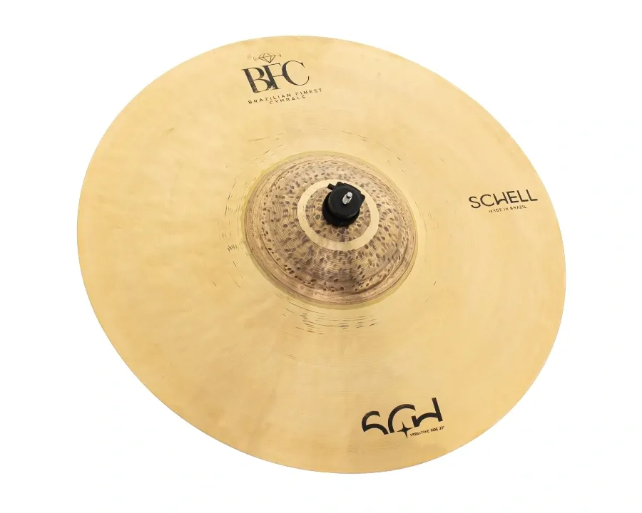 Ride BFC Brazilian Finest Cymbals Schell Versatone Big Bell 22" SCVR22 Bronze B10 Plus (Made in Brazil)
