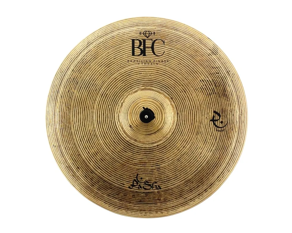 Ride BFC Cymbals Pashá 22" PSR22 Raw Traditional em Bronze B20 (Made in Turkey)