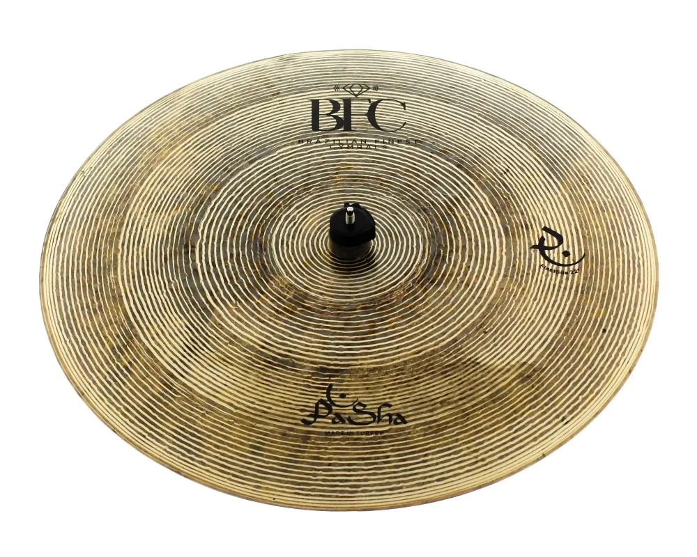 Ride BFC Cymbals Pashá Flat Ride 22" PSFR22 em Bronze B20 (Made in Turkey)