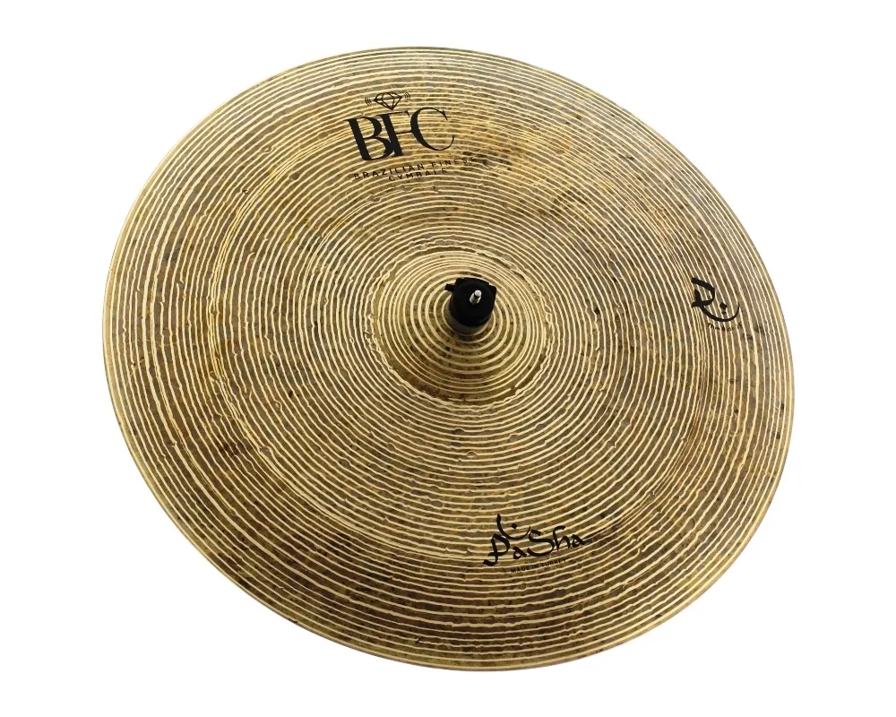 Ride BFC Cymbals Pashá Thin 24" PSTR24 Raw Traditional em Bronze B20 (Made in Turkey)