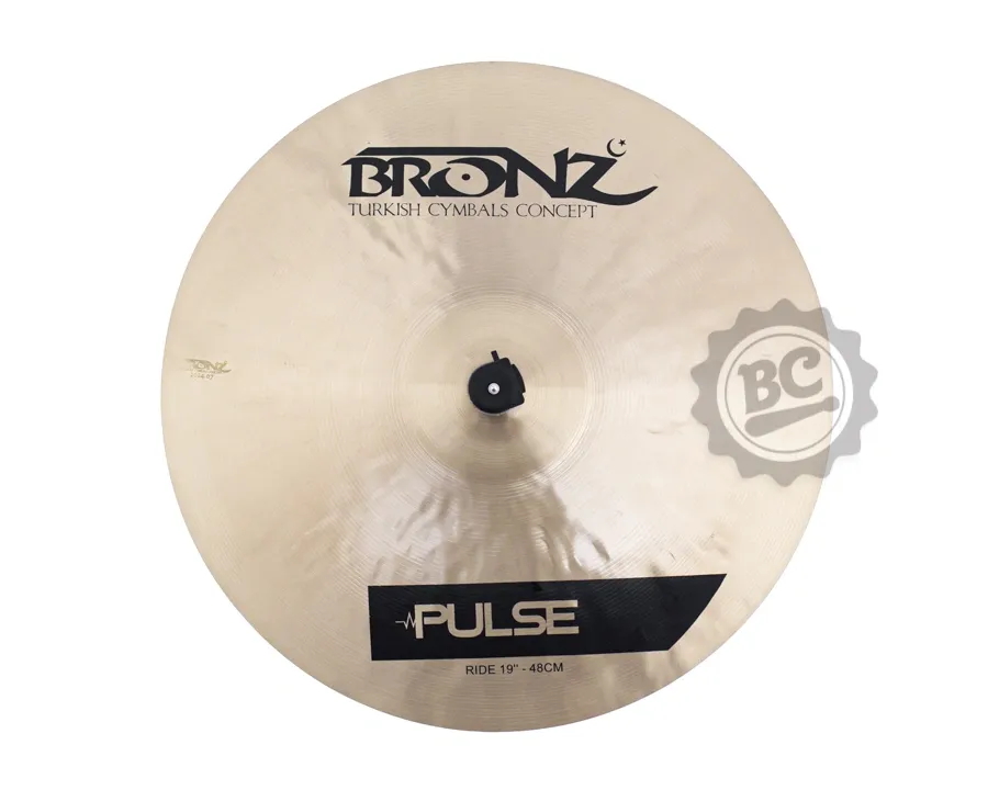 Ride Bronz Cymbals Pulse Traditional 19" em Bronze B20 by Odery BRZ-PUL-RD19