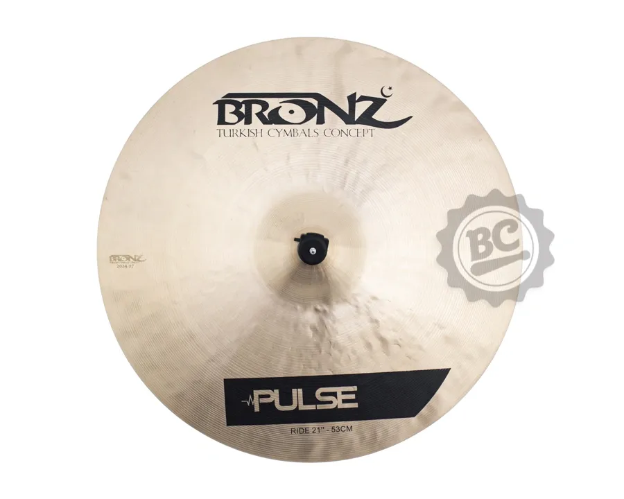 Ride Bronz Cymbals Pulse Traditional 21" em Bronze B20 by Odery BRZ-PUL-RD21