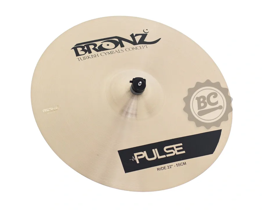 Ride Bronz Cymbals Pulse Traditional 22" em Bronze B20 by Odery BRZ-PUL-RD22