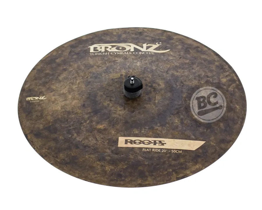 Ride Bronz Cymbals Roots Formula Series Flat 20" sem cúpula em Bronze B20 by Odery BRZ-ROO-FR20
