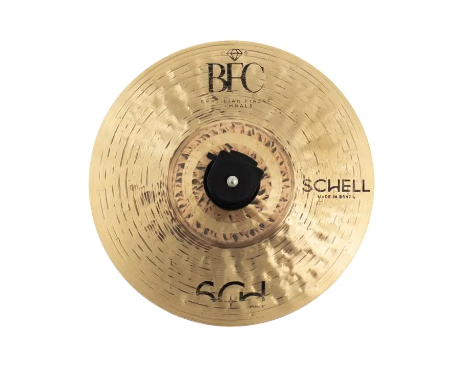 SplashBFC Brazilian Finest Cymbals Schell 08" SCSP8 em Bronze B10 Plus Hand Hammered (Made in Brazil)