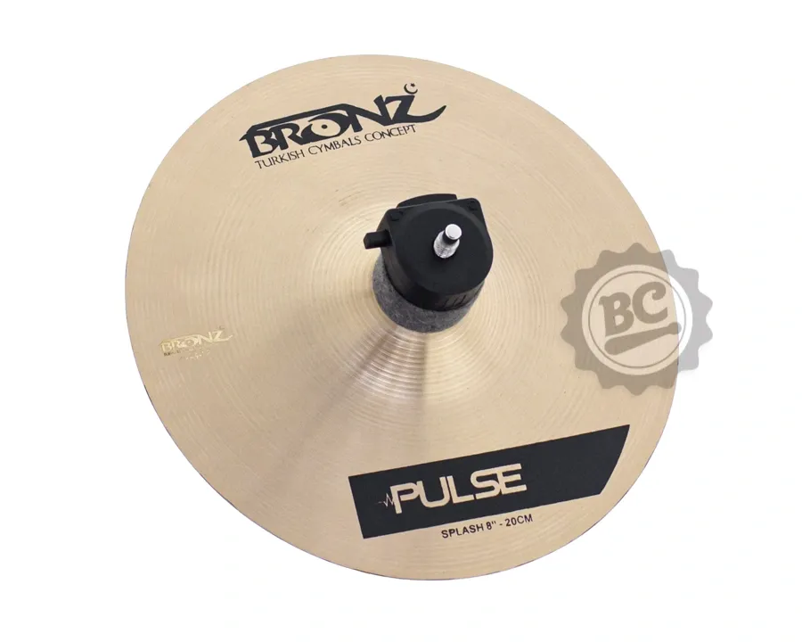 Splash Bronz Cymbals Pulse Traditional 08" em Bronze B20 by Odery BRZ-PUL-SP08
