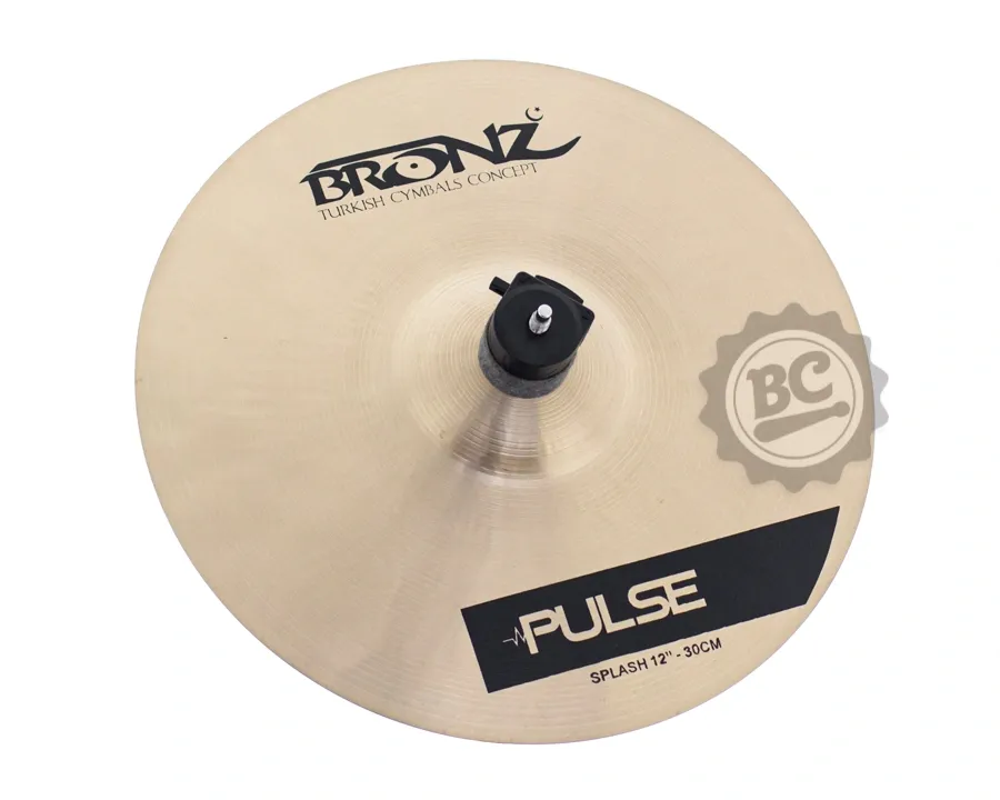 Splash Bronz Cymbals Pulse Traditional 12" em Bronze B20 by Odery BRZ-PUL-SP12
