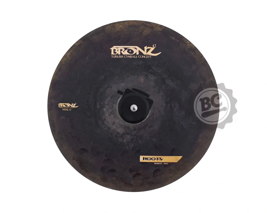 Splash Bronz Cymbals Roots Formula Series 08" em Bronze B20 by Odery BRZ-ROO-SP08