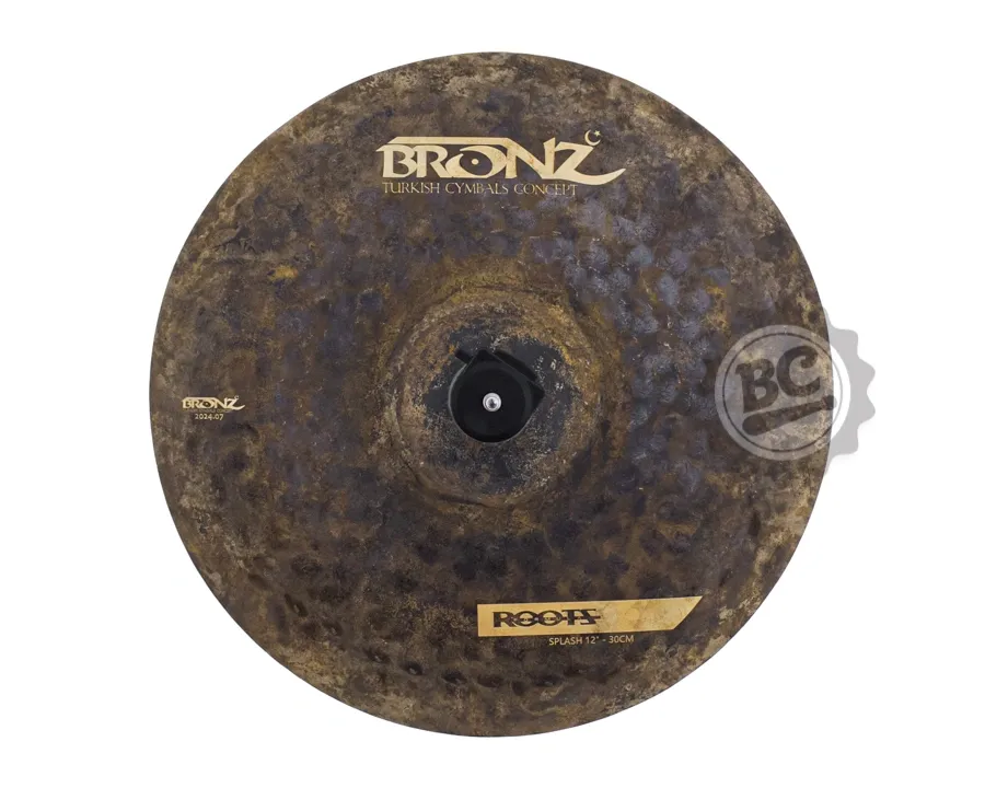 Splash Bronz Cymbals Roots Formula Series 12" em Bronze B20 by Odery BRZ-ROO-SP12