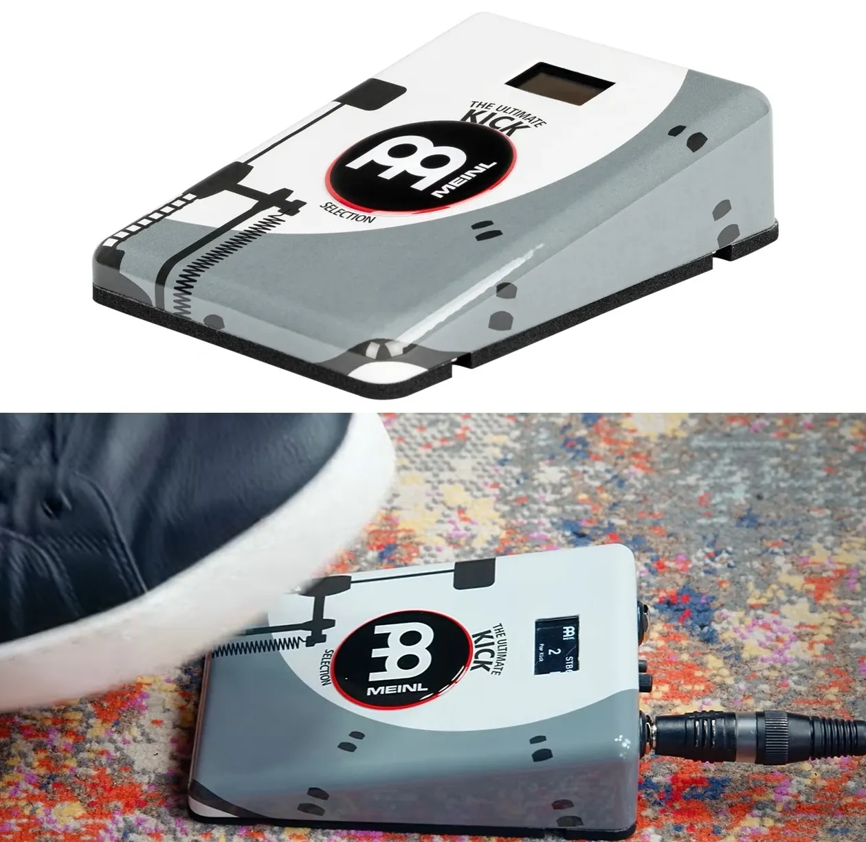 Stomp Box Pedal com som de bumbo Meinl Percussion The Ultimate Kick Stomp Box STB6