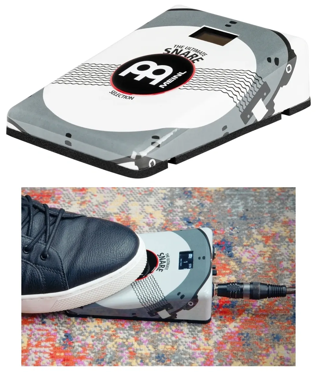 Stomp Box Pedal com sons de caixa Meinl Percussion The Ultimate Snare Stomp Box STB7 (sons de caixa)