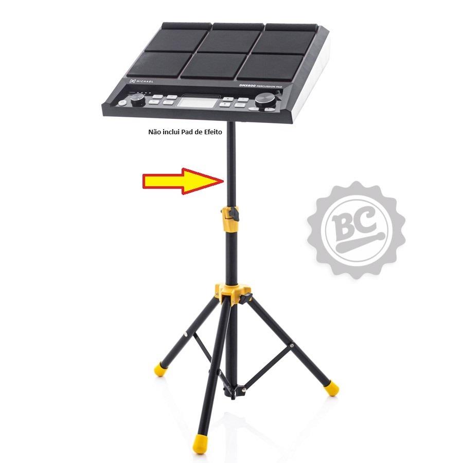 Suporte de Pad Eletrônico Michael DMXST10 pedestal para Pads Roland SPD, Alesis, Carlsbro OKTO etc