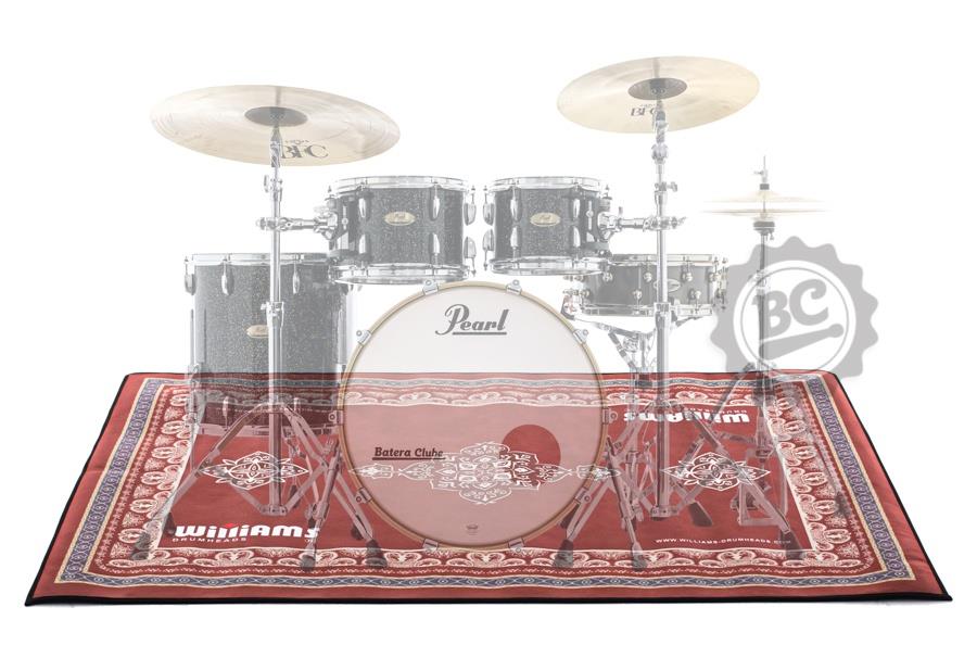 Tapete de Bateria Williams Persa medidas 1,60m X 1,20m exclusivo pra bateria acústica ou eletrônica
