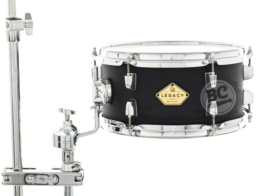 Tom Avulso 12" Michael Legacy Slim Matte Black 12x6" com clamp e holder