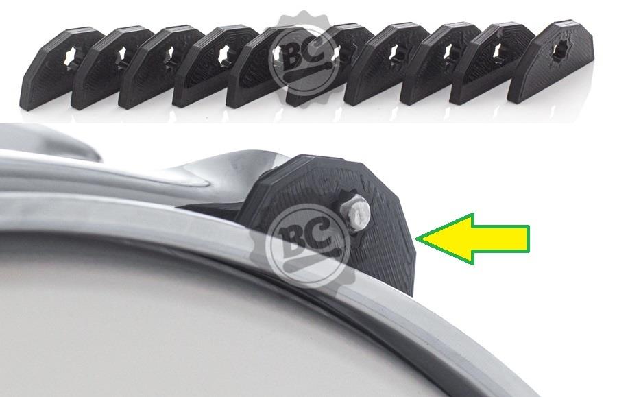 Travas de Afinação D-Tuner kit com 10 travas para manter a afinação dos tambores DT18