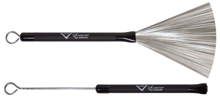 Vassourinha Vater Retractable Wire Brush VWTR Standard em aço com puxador retrátil (Made in USA)