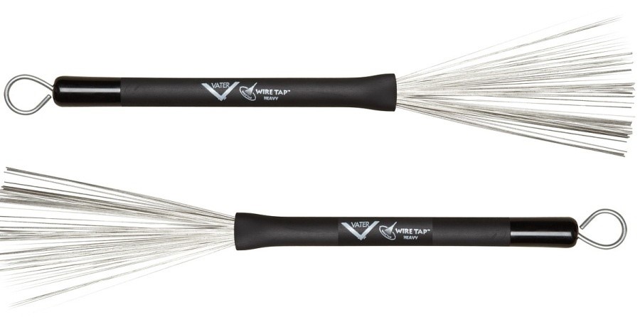 Vassourinha Vater Heavy Wire Brush VWTHW em aço com puxador retrátil (Made in USA)