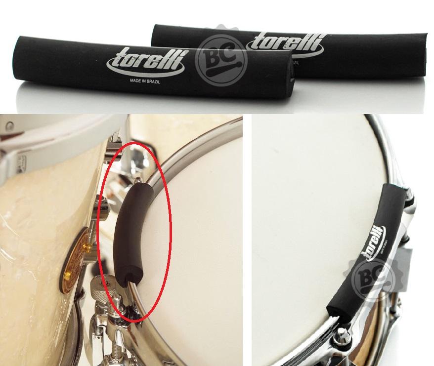 Protetor Emborrachado Torelli TPT29 Drum Bumpers para fixar na caixa e não arranhar os tambores