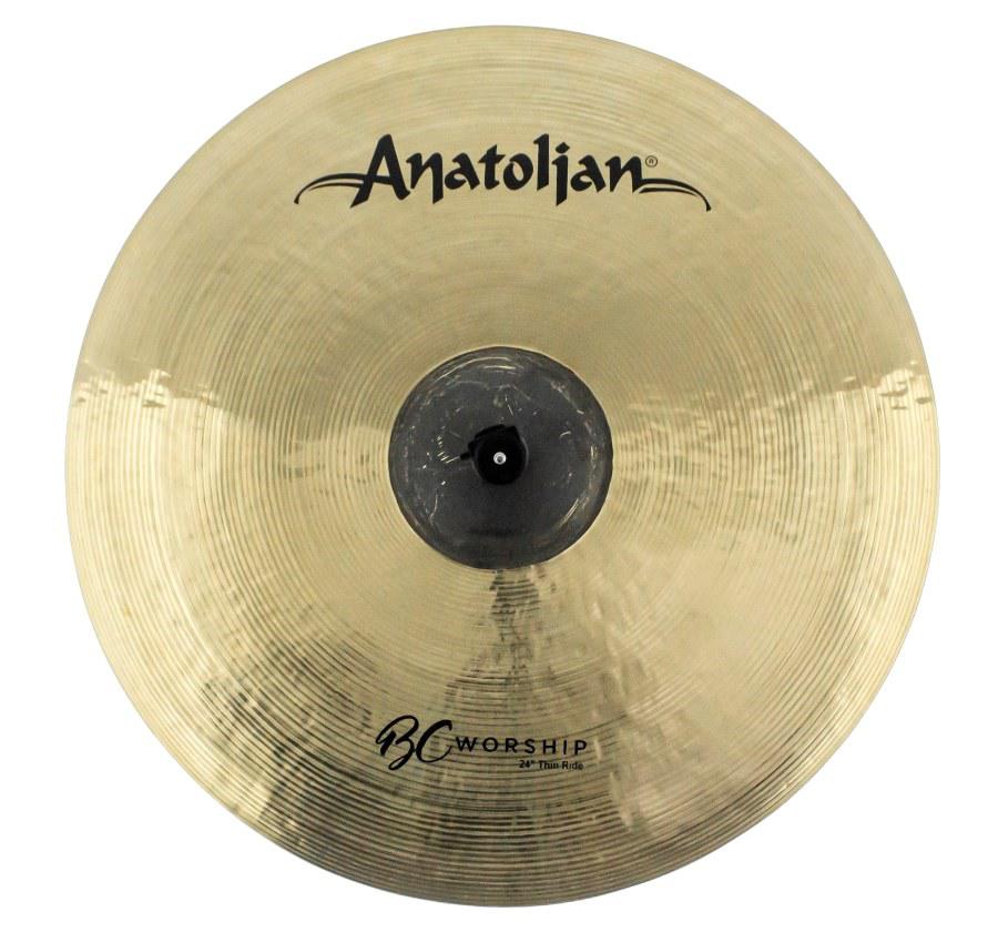 Ride Anatolian BC Worship Thin Ride 24" Handmade Turkish (Macio, Encorpado e Brilhante)