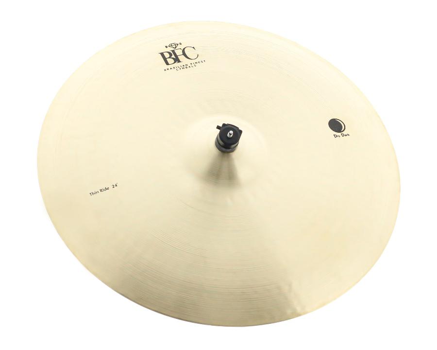 Ride BFC Brazilian Finest Cymbals Dry Dark Thin 24" DDTR24 em Bronze B20