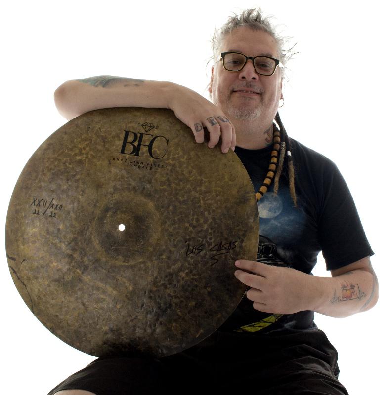 Ride BFC Brazilian Finest Cymbals Signature Douglas Las Casas 22.22" DLCR22 em Bronze B20