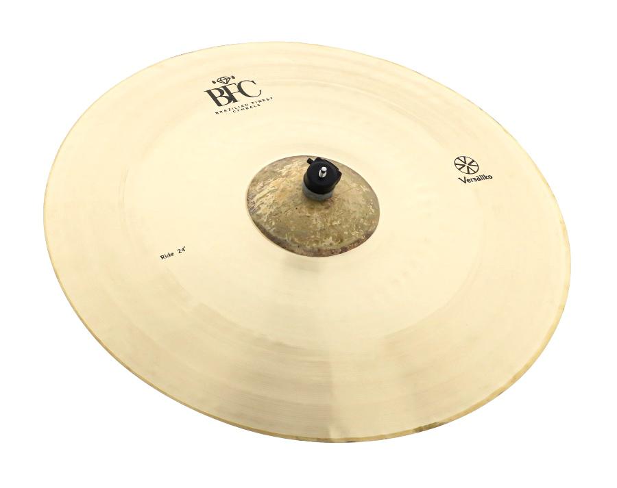 Ride BFC Brazilian Finest Cymbals Versaliko 24" Brilliant Raw Bell VKR24 Bronze B20 Made in Brazil