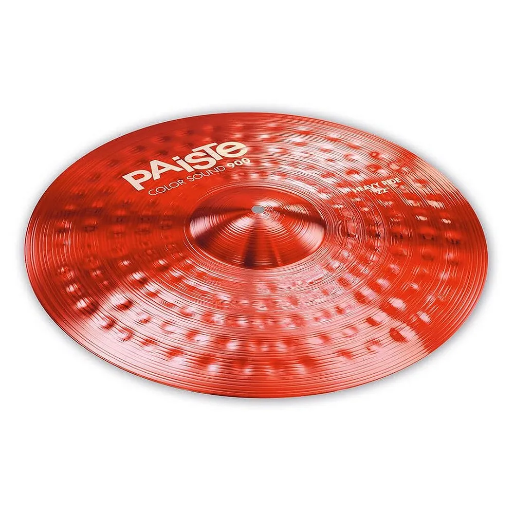 Ride Paiste Color Sound 900 Red Heavy Ride 22" em Bronze 2002 HR-22 RED