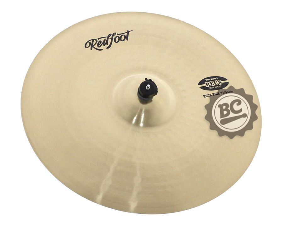 Ride Red Foot Bourbon Plus Rock Brilliant 21" em Bronze B20 com Acabamento Brilhante