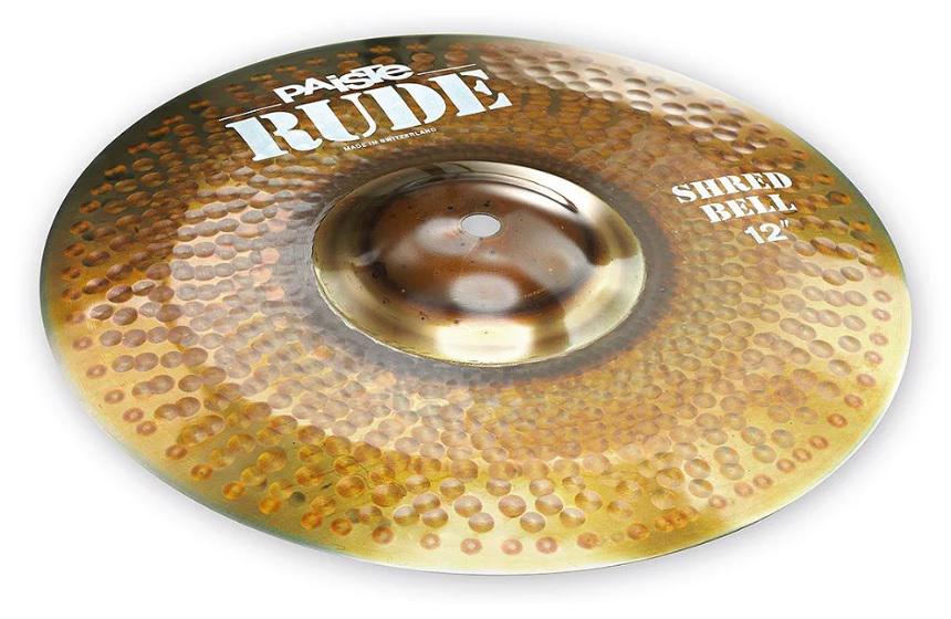 Splash Bell Paiste Rude Shred Bell 12" prato de efeito entre um splash, china e bell