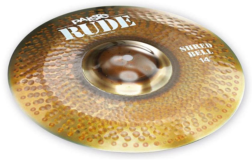 Splash Bell Paiste Rude Shred Bell 14" prato de efeito entre um splash, china e bell