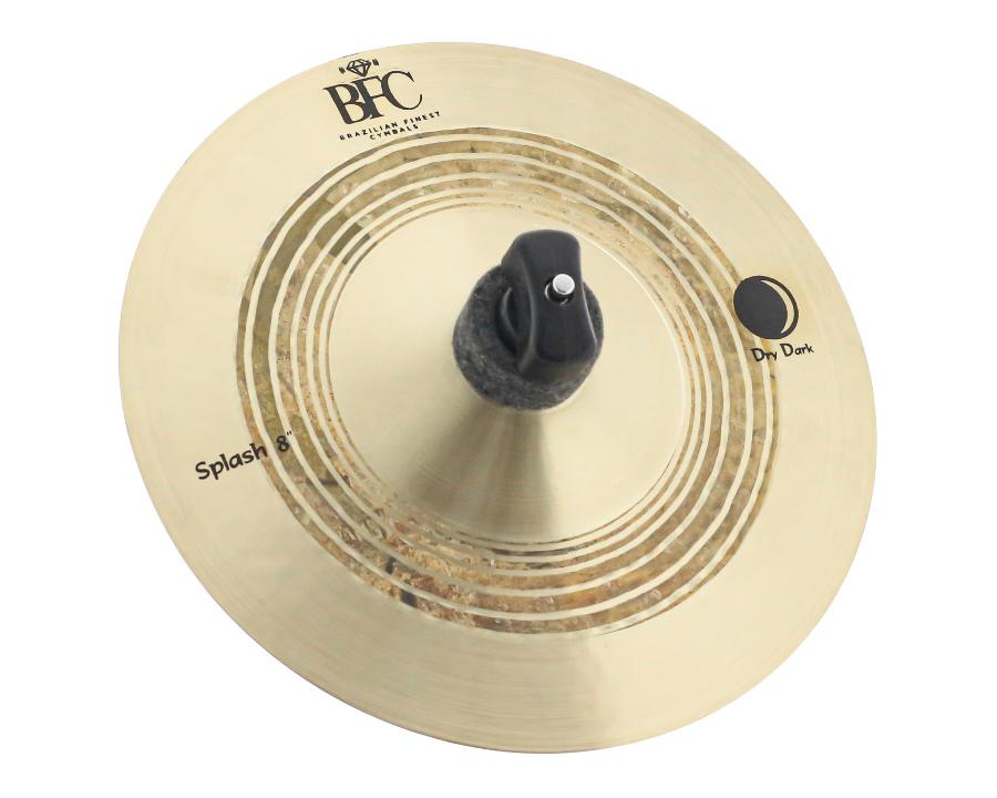 Splash BFC Brazilian Finest Cymbals Dry Dark 08" DDSP8 em Bronze B20