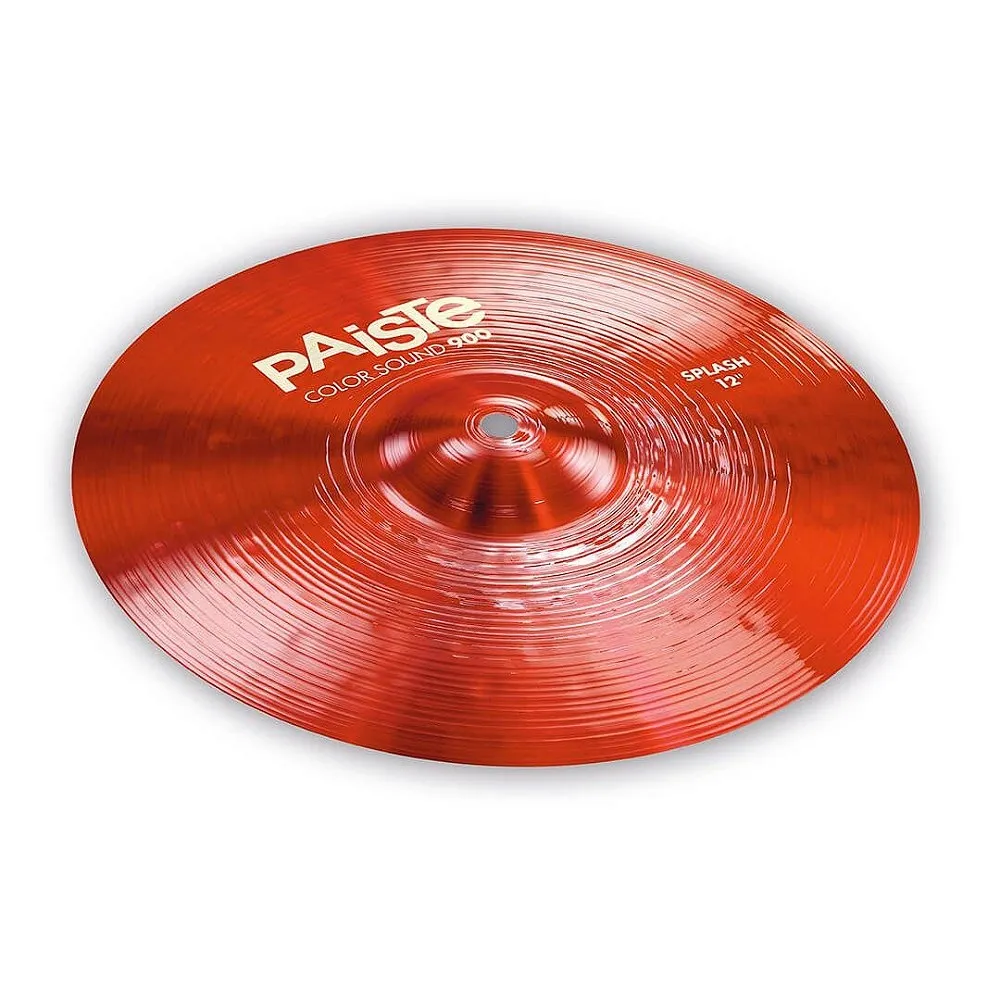 Splash Paiste Color Sound 900 Red Splash 12" em Bronze 2002 SP-12 RED