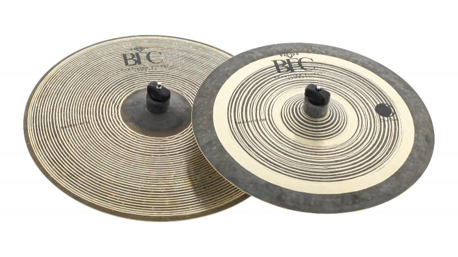 Stax BFC Brazilian Finest Cymbals Dry Dark Fat Stax 14"/16" STXFAT Prato de Efeito em Bronze B20