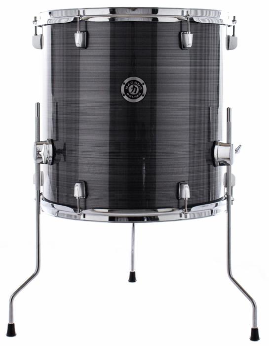 Surdo Avulso 14" Nagano Garage Grey Stripe 14x14" com 3 Pés