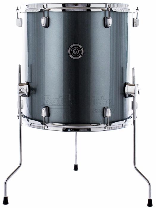 Surdo Avulso 14" Nagano Garage Grafite 14x14" com 3 Pés