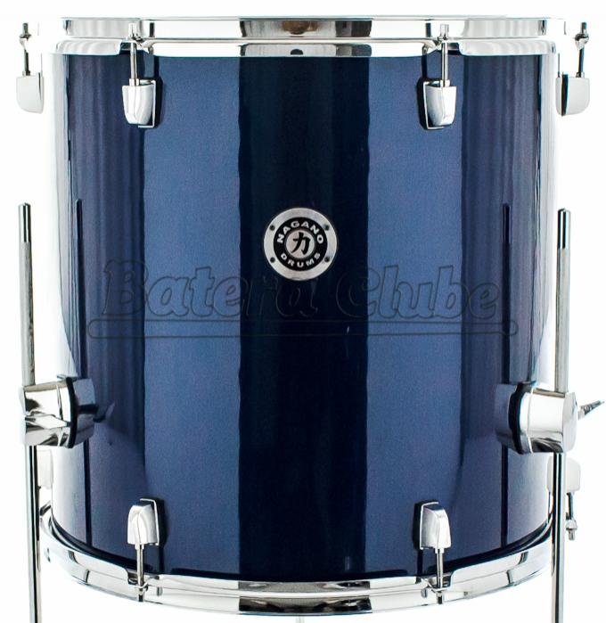 Surdo Avulso 16" Nagano Garage Blue Night 16x16" com 3 Pés