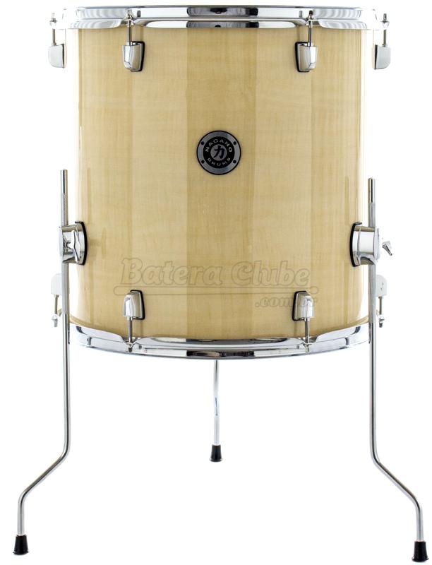Surdo Avulso 16" Nagano Garage Natural Clear 16x16" com 3 Pés