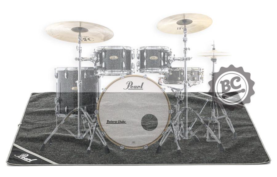 Tapete de Bateria Pearl TPBR2X16 para Bateria Acústica ou Eletrônica medidas 2mX1,60m