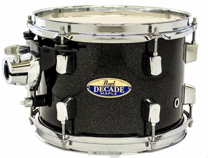 Tom Avulso 08" Pearl Decade Maple Black Galaxy Sparkle 8x7" (Saldão)