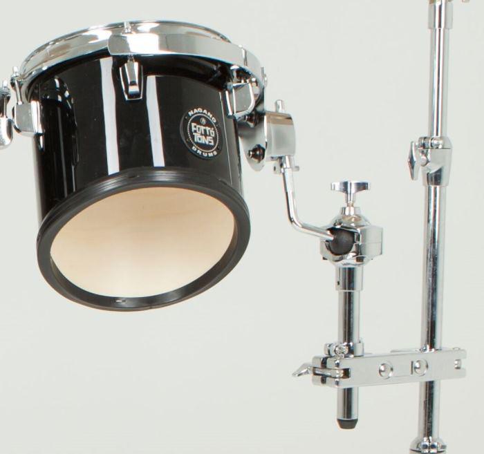 Tom de Efeito Nagano Forró Tom 8" com Clamp e Holder para Expandir Qualquer Bateria
