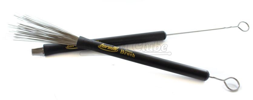 Vassourinha Torelli TV096 Duo Brush Retrátil com Puxador e Cerdas Aço + Volume