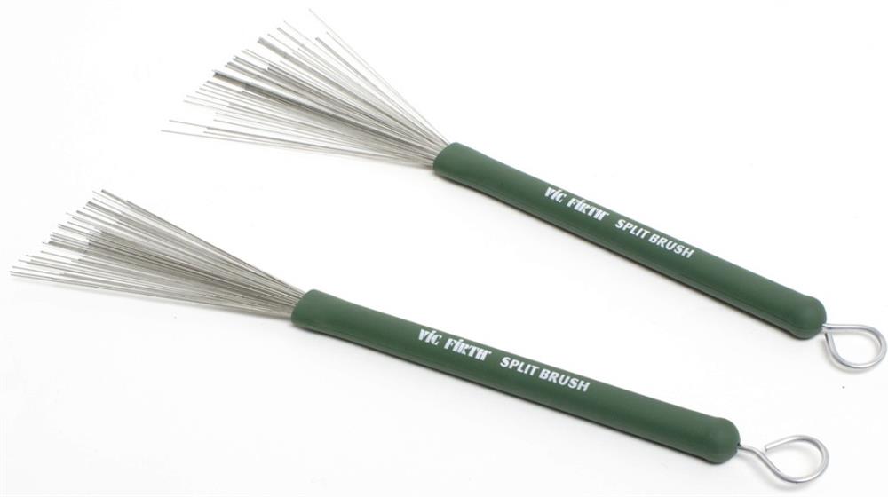Vassourinha Vic Firth Split Brush com Cerdas Retráteis Alternadas (10280)