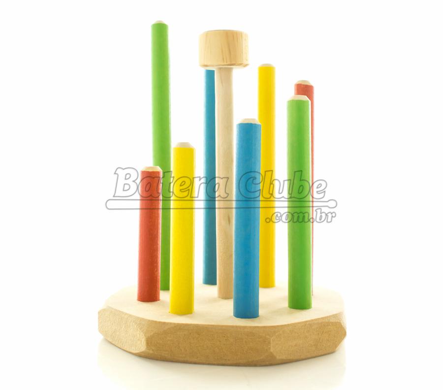Xilindró Percubo Mafagafo BR08 Som de Matraca Mais Seca (Musicalização Infantil)