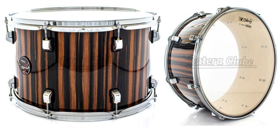 Zabumba Odery Equalizer Roma Ebony Trees EQL.ZB18-RET 18x10" com Peles Evans Exotic Apple Wood